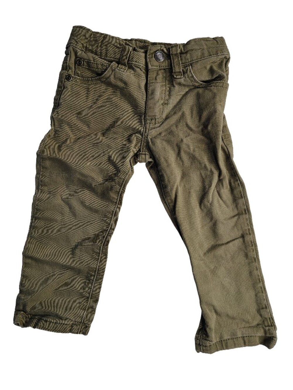 Boy's Size 2T Khaki Colored Straight Leg Wrangler Jeans